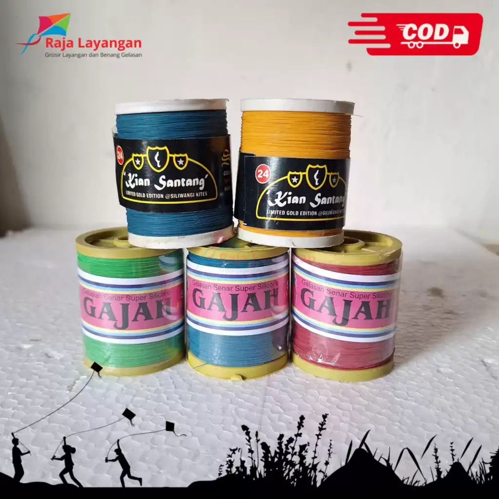 Raja Layangan – Benang Gelasan Gajah CK