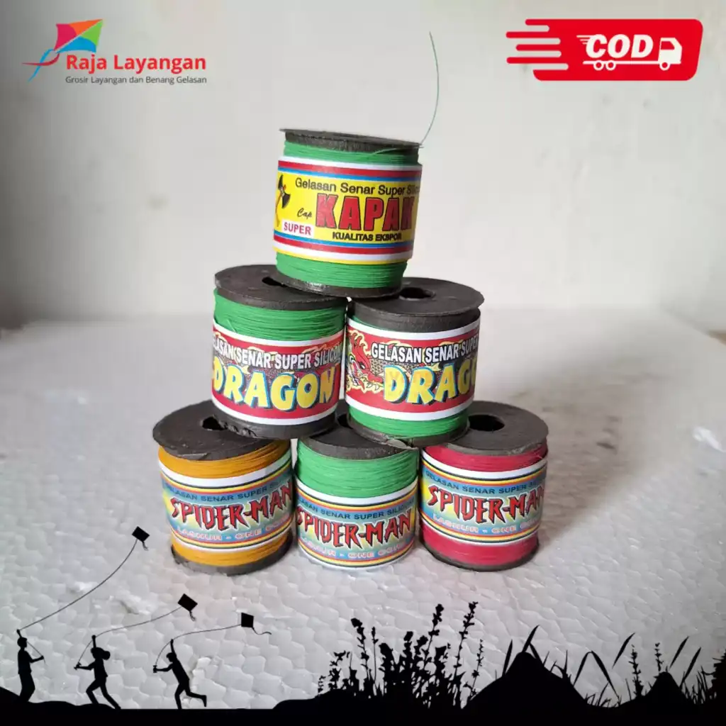 Raja Layangan – Benang Gelasan Unyil DT [Grosir]