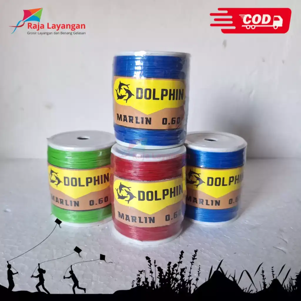 Raja Layangan – Benang Kenur Dolphin [Grosir]